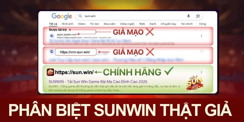 Mẹo phân biệt website Sunwin thật – giả chỉ trong vài giây